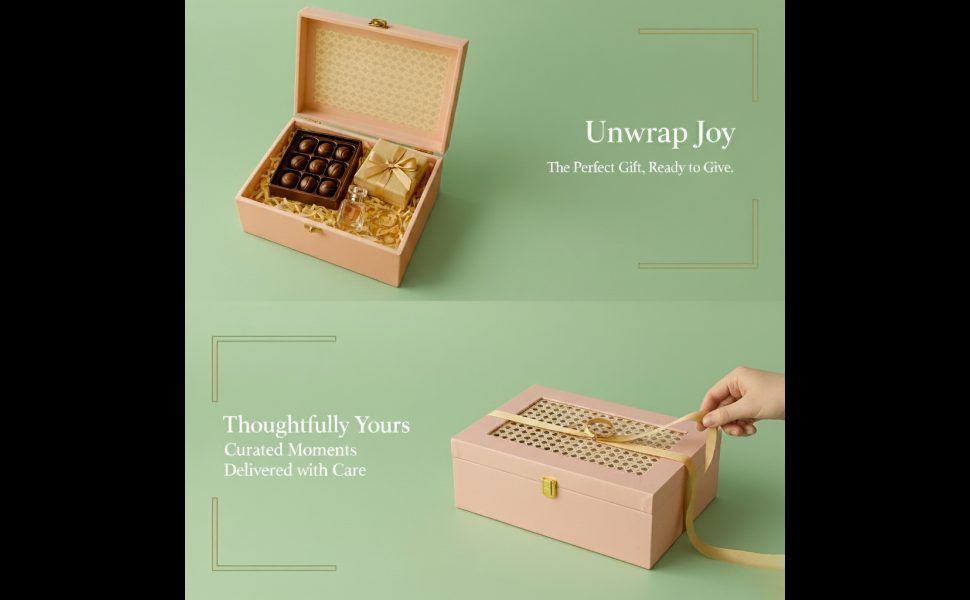 Personalised Gift Box project design for The Bling Global by Robinson Methri