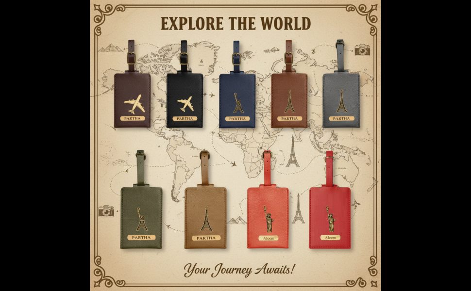 Luggage Tag project design for The Bling Global by Robinson Methri