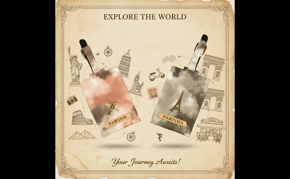 Luggage Tag project design for The Bling Global by Robinson Methri