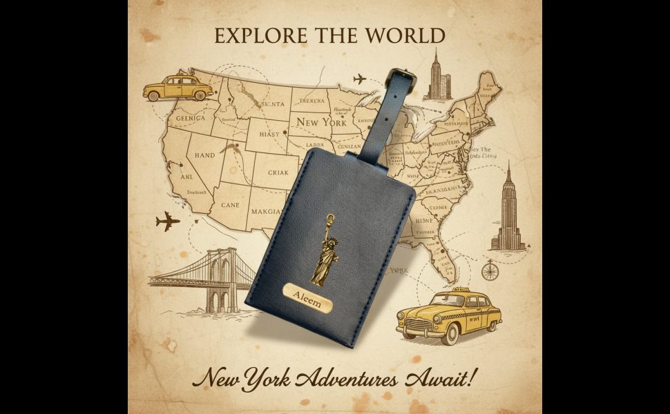 Luggage Tag project design for The Bling Global by Robinson Methri