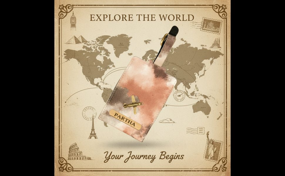 Luggage Tag project design for The Bling Global by Robinson Methri